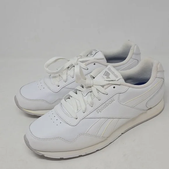 Reebok Men's Royal Glide V53955 White Leather Lace-Up Sneaker Shoes Size 11 - Picture 1 of 7